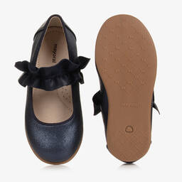 مايورال-حذاء بمب أطفال بناتي جلد صناعي لون كحلي | Childrensalon Outlet