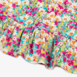 Mayoral-Girls Springtime Pink Floral Frock | Childrensalon Outlet