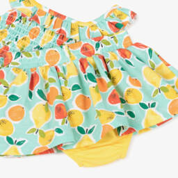 Mayoral-طقم تنورة صيفي للبنات بنكهة الحمضيات | Childrensalon Outlet