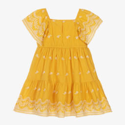 Mayoral-Girls Sunny Floral Cotton Dress | Childrensalon Outlet