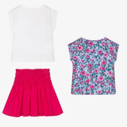 Mayoral-Комплект с футболками и юбкой для девочек | Childrensalon Outlet