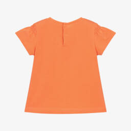 Mayoral-Яркая хлопковая футболка с бабочками для девочек | Childrensalon Outlet