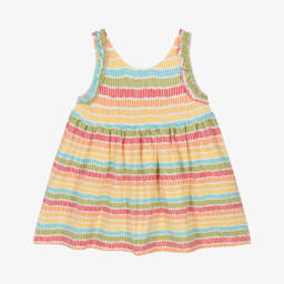 Mayoral-فستان مخطط نابض بالحياة للبنات | Childrensalon Outlet