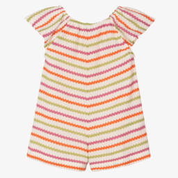 Mayoral-جمبسوت مخطط بألوان زاهية للبنات | Childrensalon Outlet