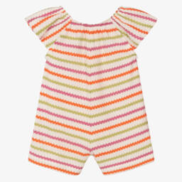 Mayoral-جمبسوت مخطط بألوان زاهية للبنات | Childrensalon Outlet