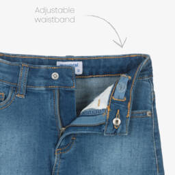 Mayoral-شورت جينز أزرق مغسول للبنات | Childrensalon Outlet