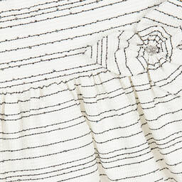 Mayoral-Girls White & Black Sequinned Dress | Childrensalon Outlet