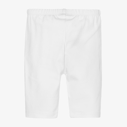 مايورال-ليغنغز قطن جيرسي لون أبيض للبنات | Childrensalon Outlet