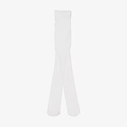 Mayoral-كولون لون أبيض بطبعة ورود غليتر للبنات | Childrensalon Outlet