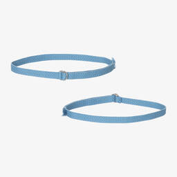 Mayoral-Girls White Patterned Twill Shorts  | Childrensalon Outlet