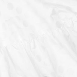 مايورال-فستان ساتان لون أبيض | Childrensalon Outlet