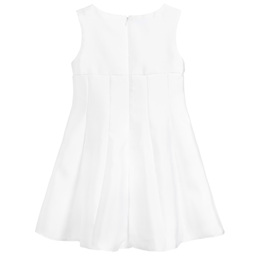 Mayoral-Girls White Satin Dress | Childrensalon Outlet