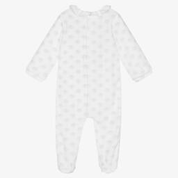 مايورال-أفرول بيبي غرو قطن قطيفة لون أبيض للمولودات | Childrensalon Outlet