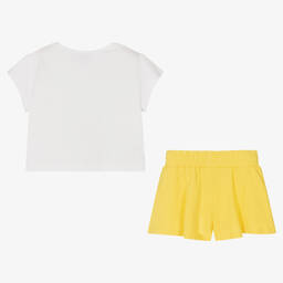 Mayoral-Футболка с лимонами и желтые шорты из хлопка | Childrensalon Outlet