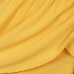 Mayoral-Girls Yellow Crêpe Playsuit | Childrensalon Outlet