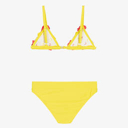 Mayoral-Желтое бикини с цветами для девочек | Childrensalon Outlet