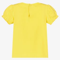 مايورال-توب أطفال بناتي قطن جيرسي مستدام لون أصفر | Childrensalon Outlet