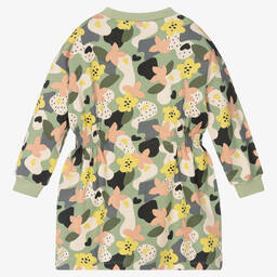 Mayoral-Green Floral Sweashirt Dress | Childrensalon Outlet