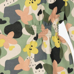 Mayoral-Green Floral Sweashirt Dress | Childrensalon Outlet