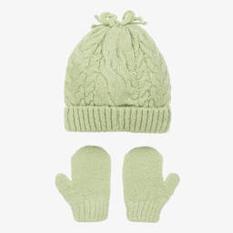 Mayoral-Зеленый комплект с шапкой | Childrensalon Outlet