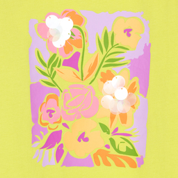 Mayoral-Зеленая футболка и фиолетовые легинсы | Childrensalon Outlet