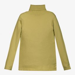 Mayoral-Green Roll Neck Top  | Childrensalon Outlet