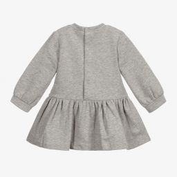 مايورال-فستان قطن جيرسي لون رمادي | Childrensalon Outlet
