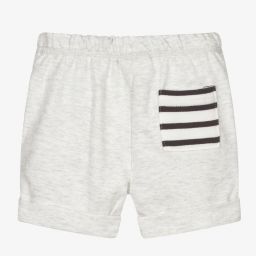مايورال-شورت أطفال ولادي قطن جيرسي لون رمادي | Childrensalon Outlet