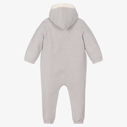 Mayoral Newborn-Grey Knitted Pramsuit | Childrensalon Outlet