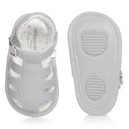 مايورال-صندل جلد صناعي لون رمادي لمرحلة قبل المشي | Childrensalon Outlet