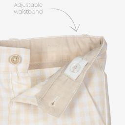 Mayoral-Кремово-бежевые хлопковые шорты | Childrensalon Outlet