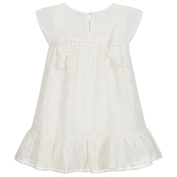 مايورال-فستان شيفون برودوري لون عاجي | Childrensalon Outlet