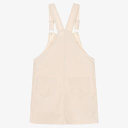 Mayoral-Ivory Corduroy Pinafore Dress | Childrensalon Outlet