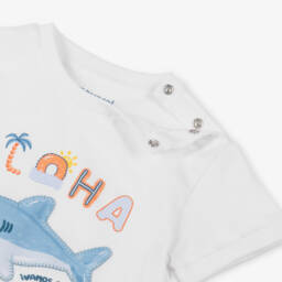 Mayoral-تيشيرت مغامرة القرش للأولاد الصغار | Childrensalon Outlet