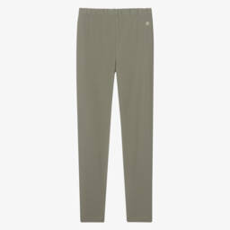 Mayoral-Khaki Jade Soft Jersey Leggings | Childrensalon Outlet