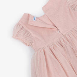 Mayoral-Little Girls' Blush Tulle Ensemble | Childrensalon Outlet
