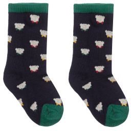 مايورال Newborn-جوارب مزيج قطن لون كحلي | Childrensalon Outlet