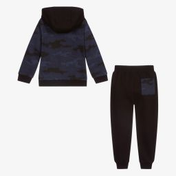 Mayoral-Navy Blue Cotton Tracksuit | Childrensalon Outlet