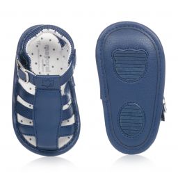 مايورال-صندل جلد صناعي لون كحلي لمرحلة قبل المشي | Childrensalon Outlet