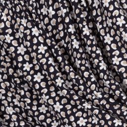 مايورال-فستان فيسكوز لون كحلي بطبعة ورود | Childrensalon Outlet