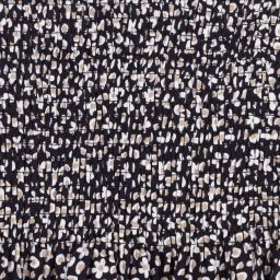 مايورال-فستان فيسكوز لون كحلي بطبعة ورود | Childrensalon Outlet