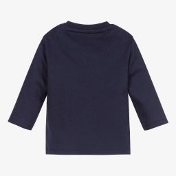 Mayoral-توب أطفال ولادي قطن لون كحلي | Childrensalon Outlet