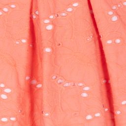 Mayoral-Orange Broderie Anglaise Dress | Childrensalon Outlet