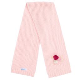 مايورال-طقم قبعة 3 قطع مزيج فيسكوز محبوك لون زهري للمولودات | Childrensalon Outlet