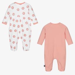 Mayoral Newborn-طقم بيبي غرو قطن جيرسي لون زهري للمولودات | Childrensalon Outlet