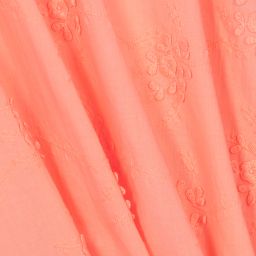 Mayoral-Розовое хлопковое платье с вышивкой | Childrensalon Outlet