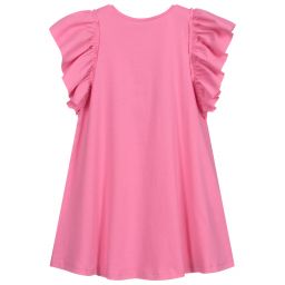 مايورال-فستان قطن جرسي لون زهري | Childrensalon Outlet