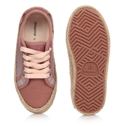 Mayoral-Pink Espadrille Trainers | Childrensalon Outlet