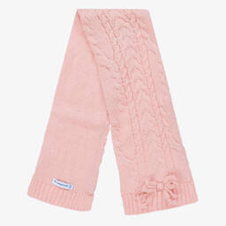 Mayoral-Розовая шапка, шарф и варежки | Childrensalon Outlet