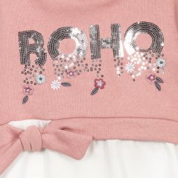 Mayoral-Розово-кремовый хлопковый топ | Childrensalon Outlet